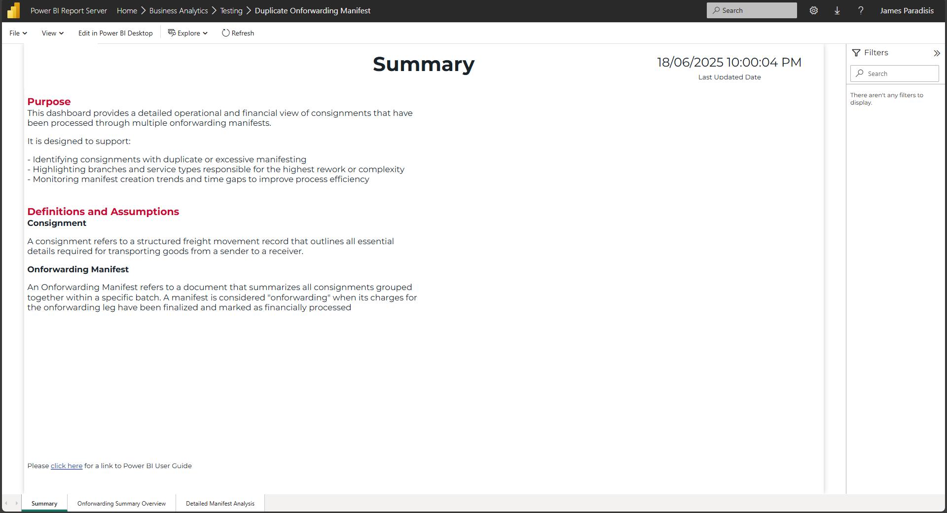 Documentation Summary